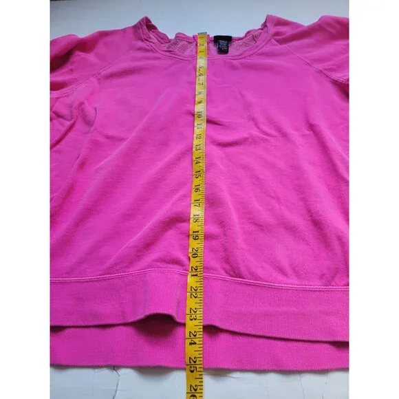 Torrid Pink Crew Neck Sweater - Picture 9 of 9